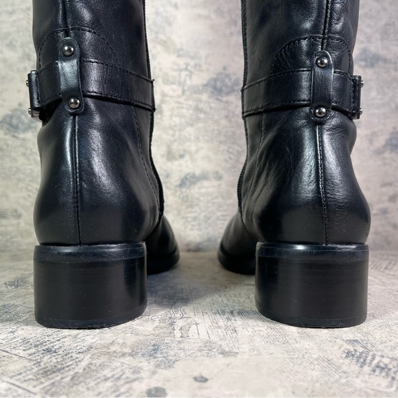 Etienne Aigner Crete black leather boots - Picture 7 of 15